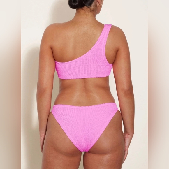 💓💓💓Hunza G Nancy one shoulder swim suit bikini bubblegum - Picture 7 of 14